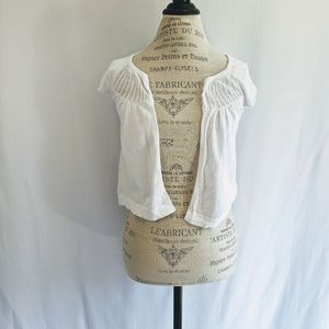 🌵3for10🌵 Mossimo White Crochet Sweater